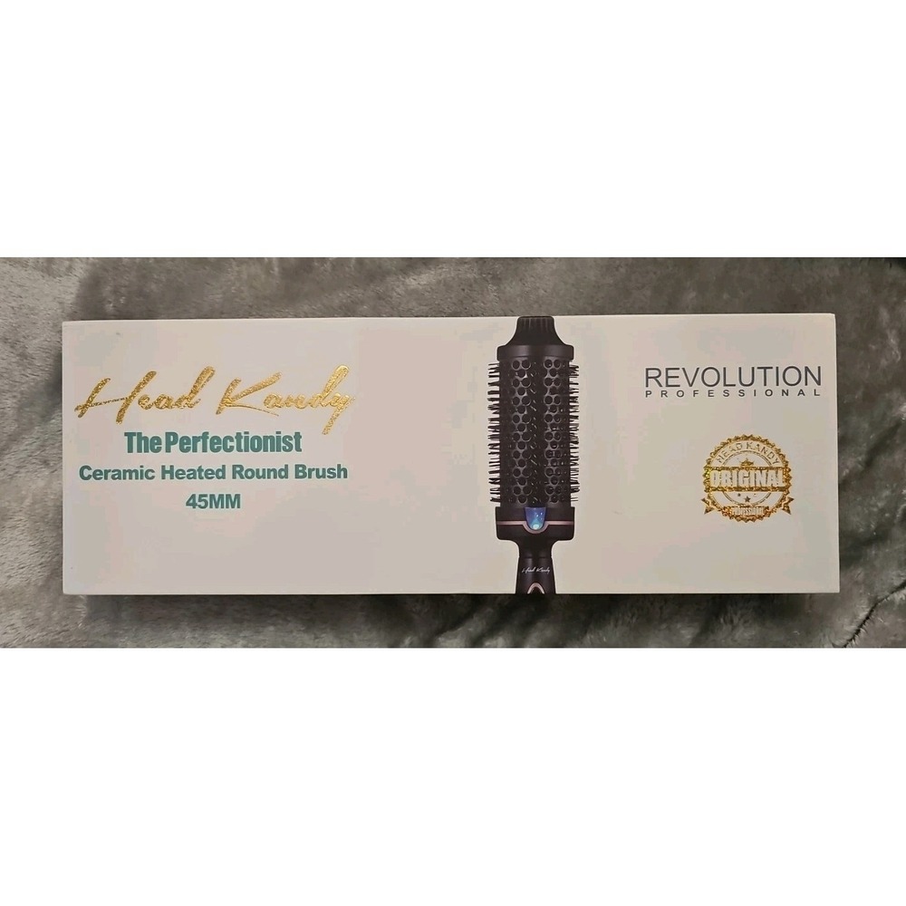 Head Kandy The Perfectionist Ceramic Heated Round Brush 45MM Black